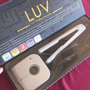 LUV Cordless styling iron diamond silver